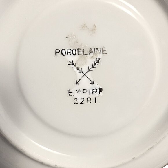 espresso cup and saucer, coffee cup, empire espresso cup, cottage kitchen - Picture 10 of 11